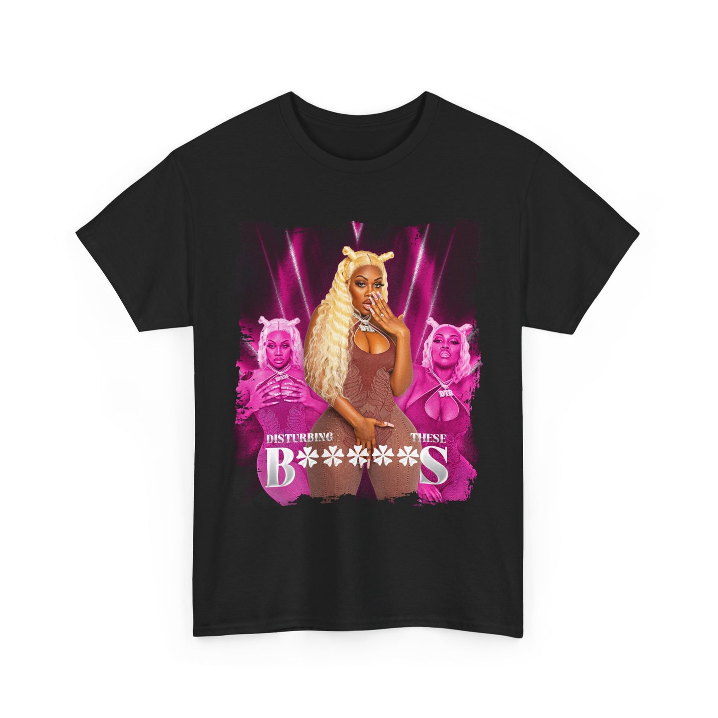 Disturbing These B****** Pink Graphic Tee