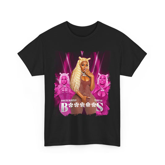 Disturbing These B****** Pink Graphic Tee